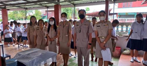 วันที่ 12 มิถุนายน 2566 เข้าตรวจสอบการดำเนินงานโครงการอาหารกลางวันที่รับจากองค์กรปกครองส่วนท้องถิ่น ณ โรงเรียนบ้านจอเจริญ
