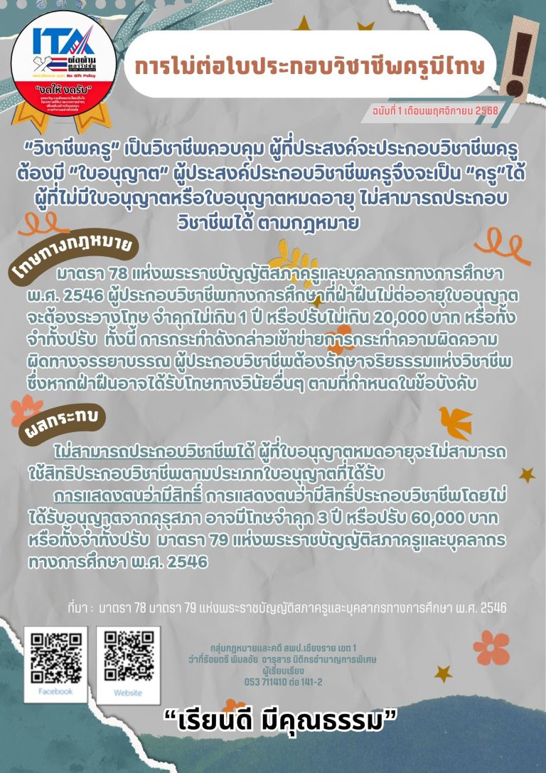 Read more about the article ข่าวประชาสัมพันธ์กลุ่มกฎหมายและคดี ฉบับที่ 1 เดือนพฤศจิกายน 2568