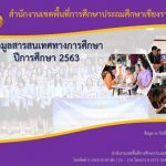 Read more about the article ข้อมูลสารสนเทศทางการศึกษา ปีการศึกษา 2563 สำนักงานเขตพื้นที่การศึกษาประถมศึกษาเชียงราย เขต 1