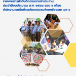 Read more about the article รายงานการกำกับติดตามการดำเนินงาน ปีงบประมาณ พ.ศ.2566 รอบ 6 เดือน