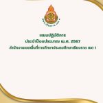 Read more about the article แผนปฏิบัติการ ประจำปีงบประมาณ พ.ศ. 2567 สพป.เชียงราย เขต 1