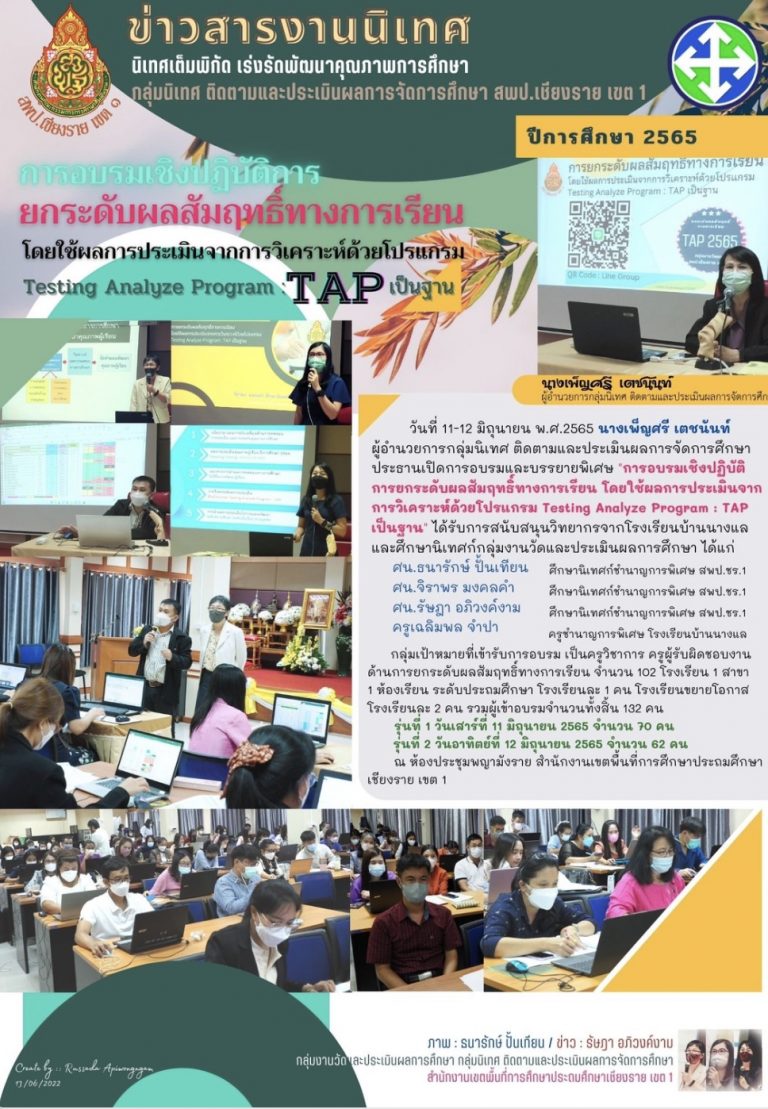 Read more about the article ข่าวสารงานนิเทศ