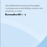 Read more about the article คู่มือการใช้เครื่องมือประเมินสมรรถนะสำคัญของผู้เรียน ป.1-3