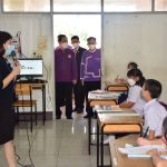 Read more about the article พ่อเมืองเชียงราย ตรวจเยี่ยมการจัดการเรียนการสอน ร.ร.บ้านสันโค้ง(เชียงรายจรูญราษฎร์) เน้นมาตรการป้องกันโควิด-19