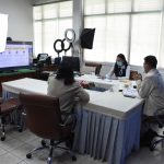 Read more about the article ประชุมทางไกลผ่านจอภาพรับนโยบายการรับนักเรียน ปีการศึกษา 2565