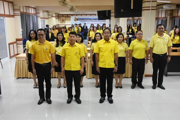 Read more about the article #สพป.ชร.1 จัดกิจกรรรมหน้าเสาธงเพื่อสร้างวัฒนธรรมองค์กร ครั้งที่ 5/2568